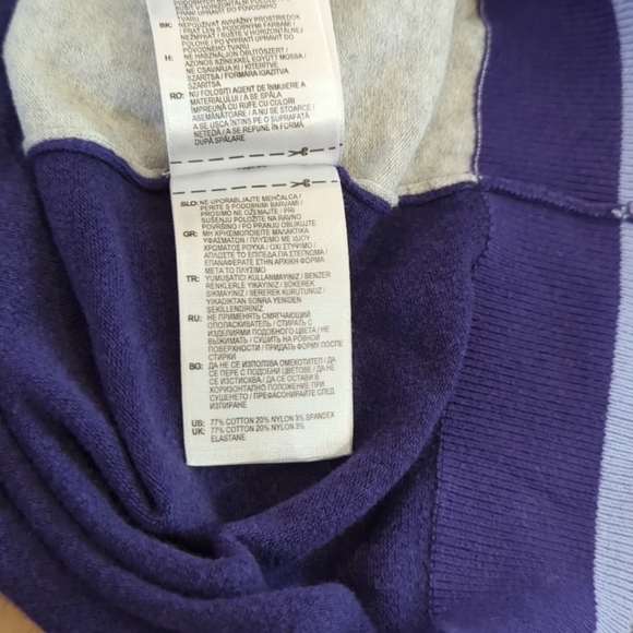 ADIDAS Purple Knit V-neck Sweater - Picture 4 of 4